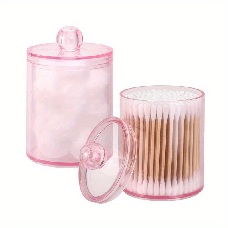 

2/3/4 шт. держатель для ватных тампонов, 10 унций ватный тампон, аптечный флакон, розовый органайзер для косметики, дозатор для контейнеров в ванной