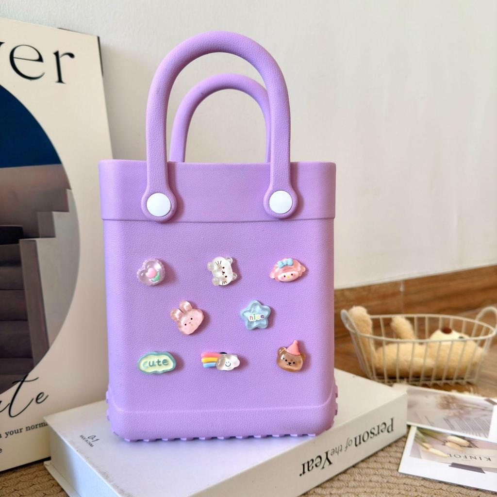 EVA Cartoon Waterproof Hole Bag: Summer DIY Mini Handbag
