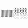 Stainless Steel Header Black Exhaust Manifold Head stud Bolt Kit Bolts for Honda Acura