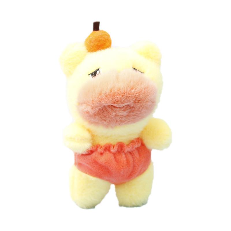 Toy Capybara Plush Keychain Stuffed Animal Doll Backpack Pendant Decoration