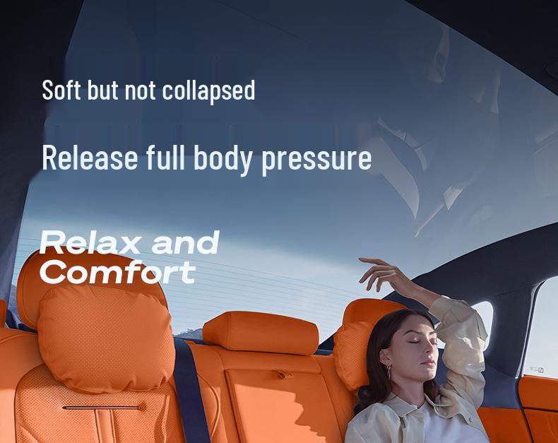 Haval Xiaolong MAX Car Interior Kit: Headrest, Lumbar, Neck, and Waist Support Pillows.
