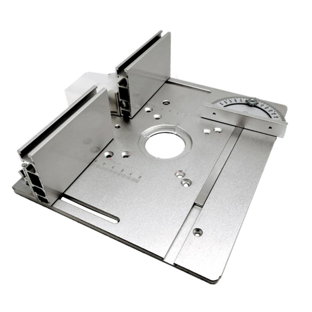 Router Table Insert Plate 2 in 1 Woodworking Bench Flip Board for Electric Routing Trimming Machine