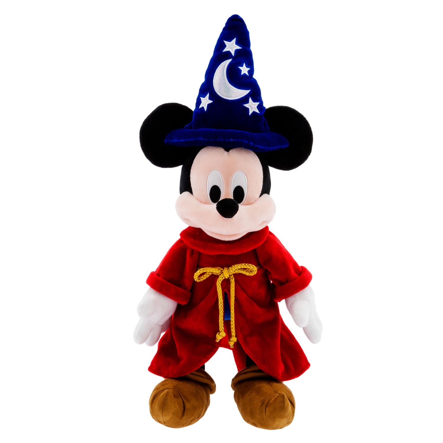 Official Disney Store Fantasia Collection: Medium 22-inch Sorcerer Mickey Mouse Plush - Authentic, Soft, Cuddly Toy - Perfect for Fans and Kids
