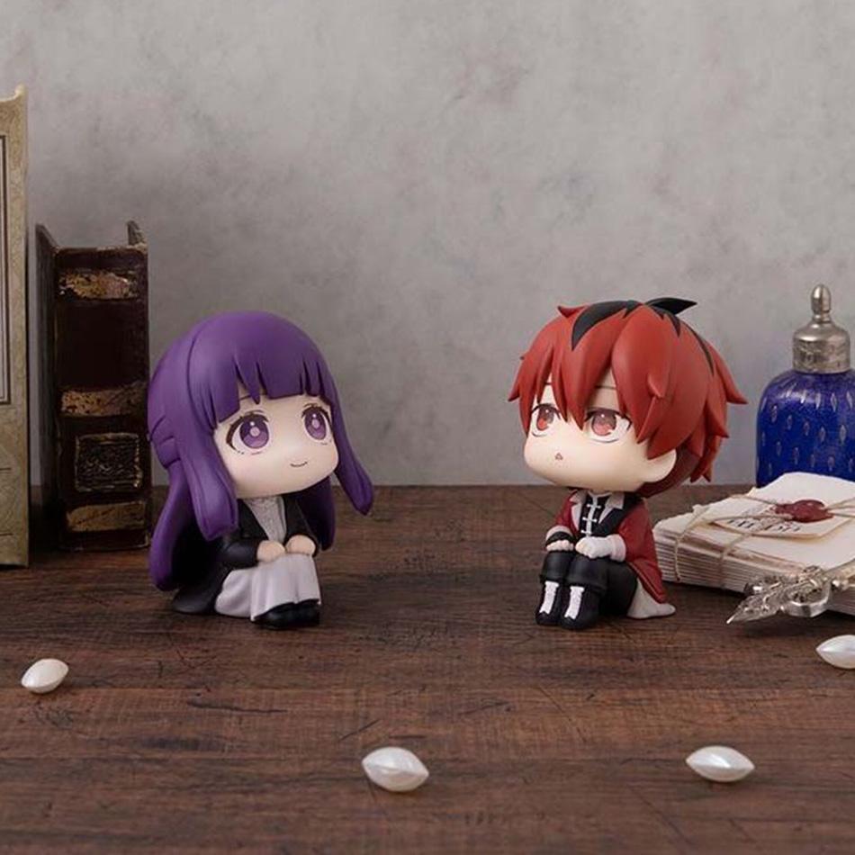 Anime Fern Action Figures Look Up Beyond Journey End Frieren Figures Cute Stark Figurine Model Decor PVC Collectible Dolls Toys