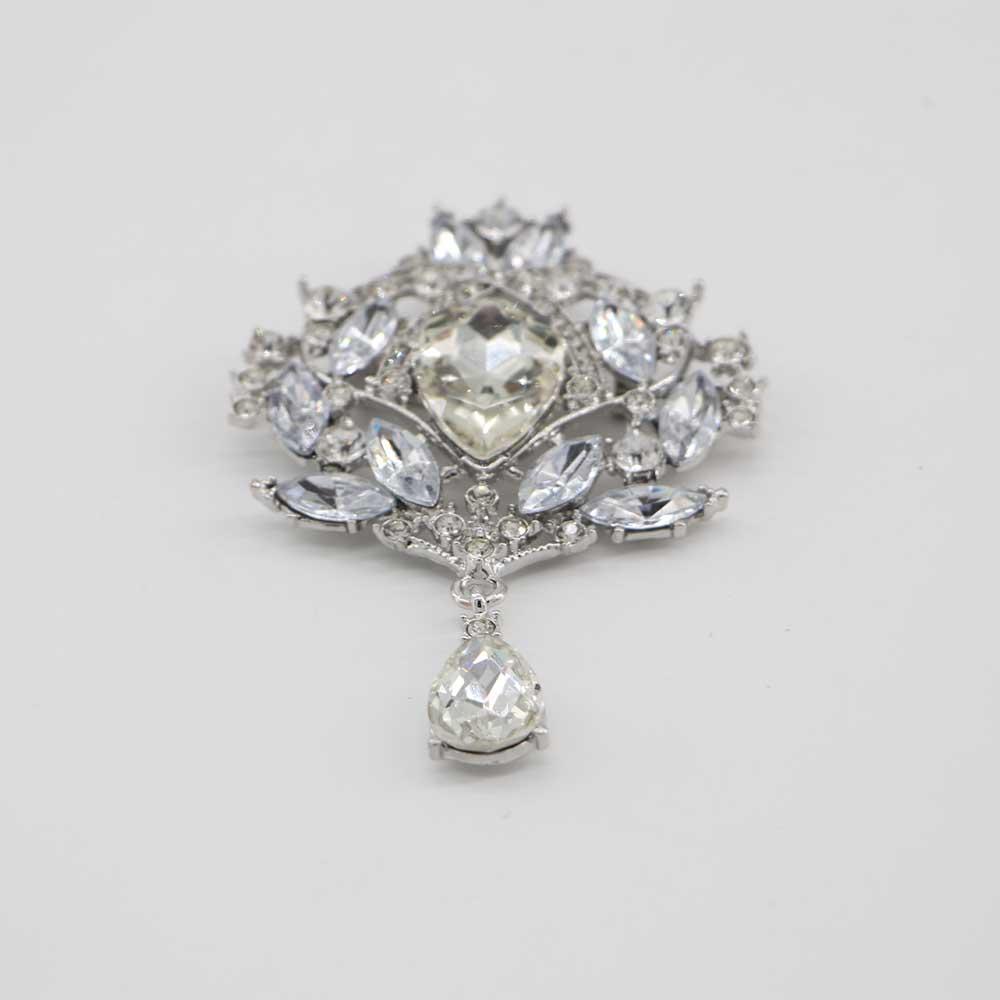 Rhinestone Flower Zinc Zinc Alloy Crystal Fashion Jewelry Korean Style Brooch Clothing Accessory Women Brooch