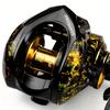 High-Speed Baitcast Reel, 7.2:1 Gear Ratio, Aluminum Metal Spool, 17.64LB Max Drag, Magnetic Brake System, Ergonomic Handle for Precision Control