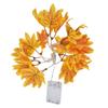 LED Yellow Leaf Light Battery Powered Durable Autumn Maple String Light for Indoor Outdoor Party