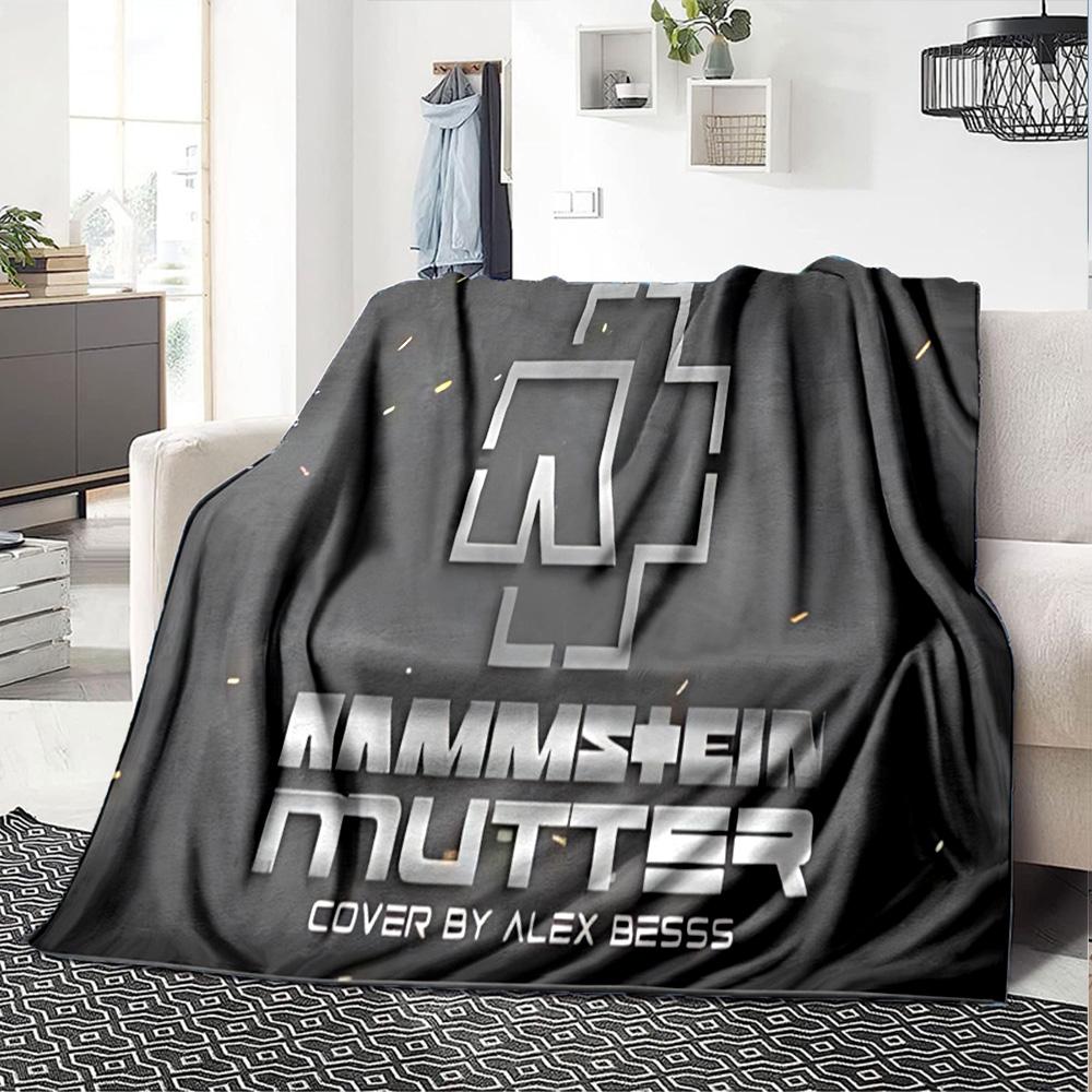 1pz Rammstein Culinary Chaos Coperta in Flanella per Morbidissimo Carino Comfort Coperta per Viaggio Biancheria da Letto Divano Divano Coperta Y7301