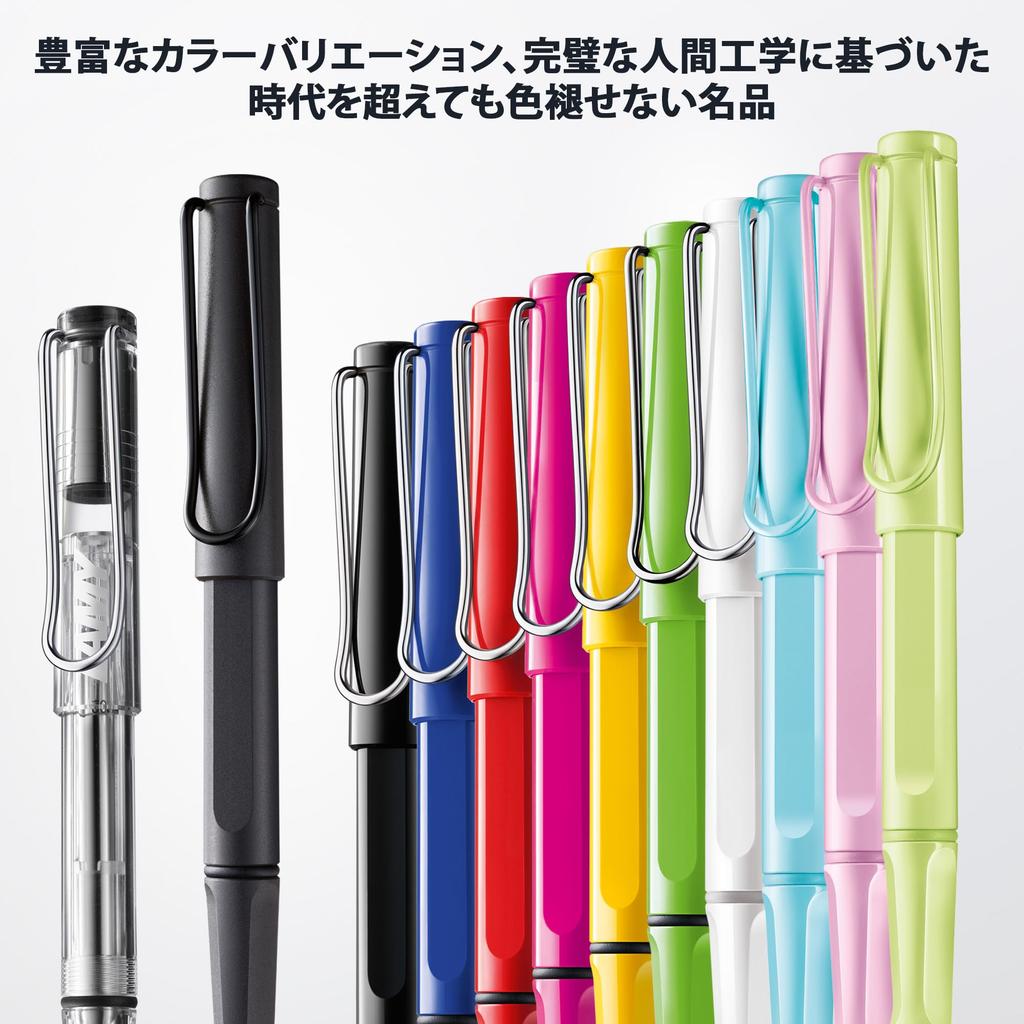 LAMY Safari Steel Black Rollerball Pen Ergonomic Medium Line Width Comfortable for Long Writing Times Made from Durable ASA Plastic Includes Black