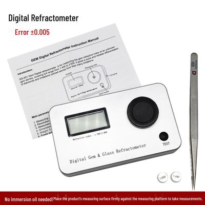 High-Precision Digital Refractometer for Gemstone and Jade Jewelry Appraisal