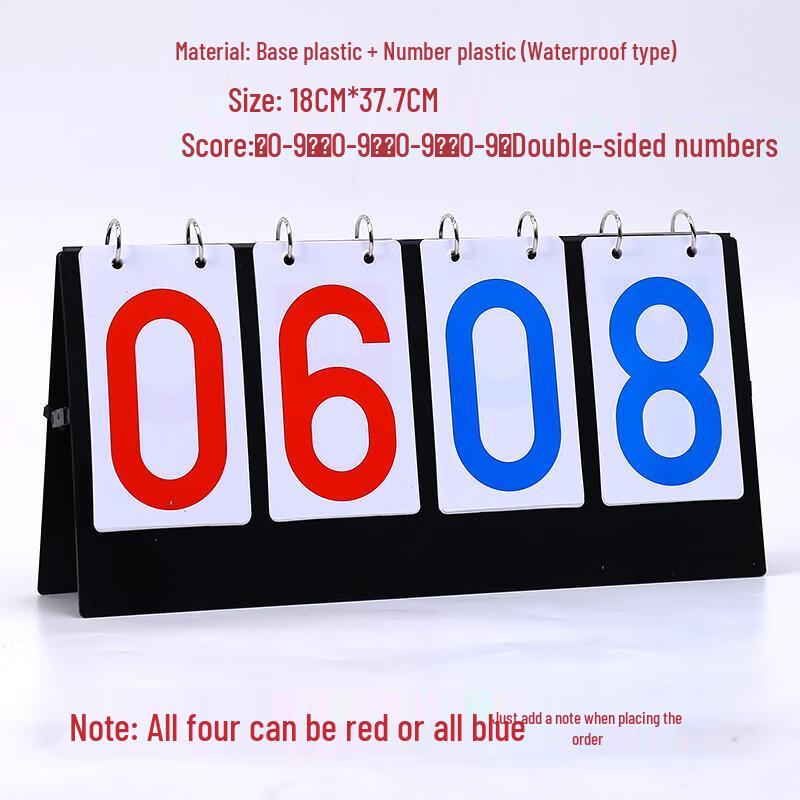 Jundingying 4-Digit Basketball Flip Scoreboard