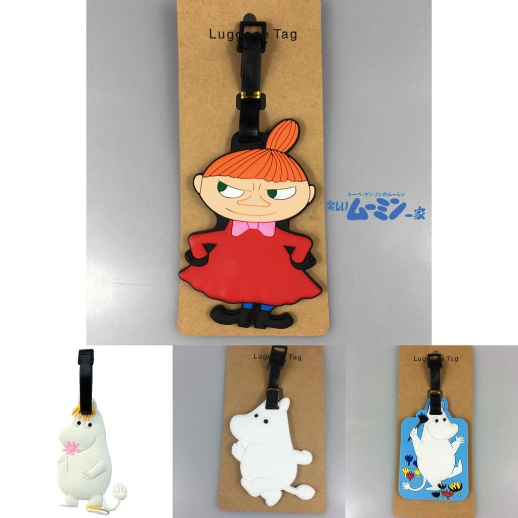 Mumin Amime Nilpferd Vogelscheuche PVC Gepäckanhänger mit Cartoon-Design für Reisezubehör