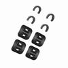 4 PCS Mountain Bike Brake Cable Tube Guide Shifter Adapter Bicycle Frame C Buckle