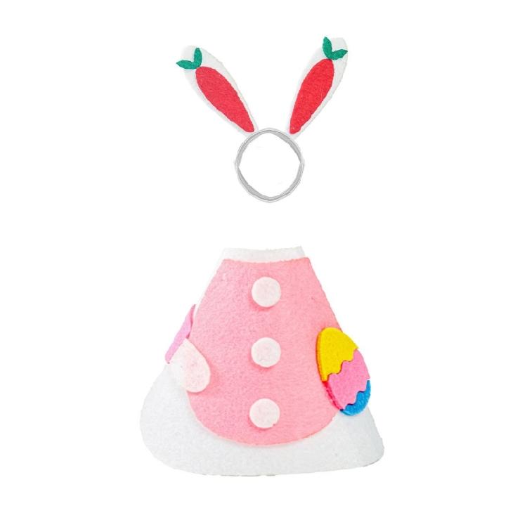 

Desktop Geese Outfit Holiday Ornament Festival Geese Fabric Costume with Headband For Easter And Patricks Day Parties