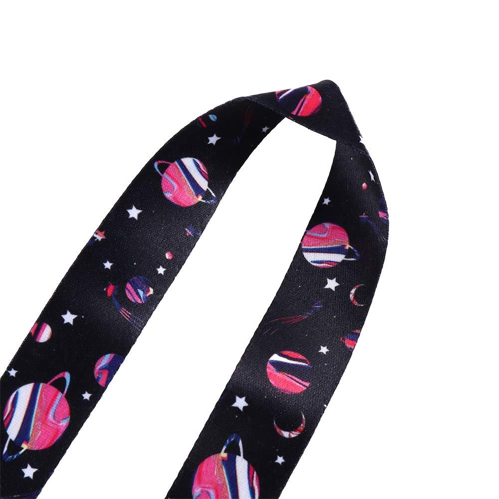 Band Handy-Umhängeband Weltraum Nackenbänder Astronauten Lanyard Sterne Muster Hängeseile