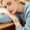 Fatelove 932 Luxury High Quality Women's Watches Calendar Date Square Dial Leather Strap Ladies Quartz Wristwatch