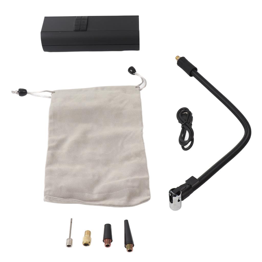 Portable Tire Inflator High Accuracy LCD Display Electric Tire Pump with Pressure Gauge 150PSI for