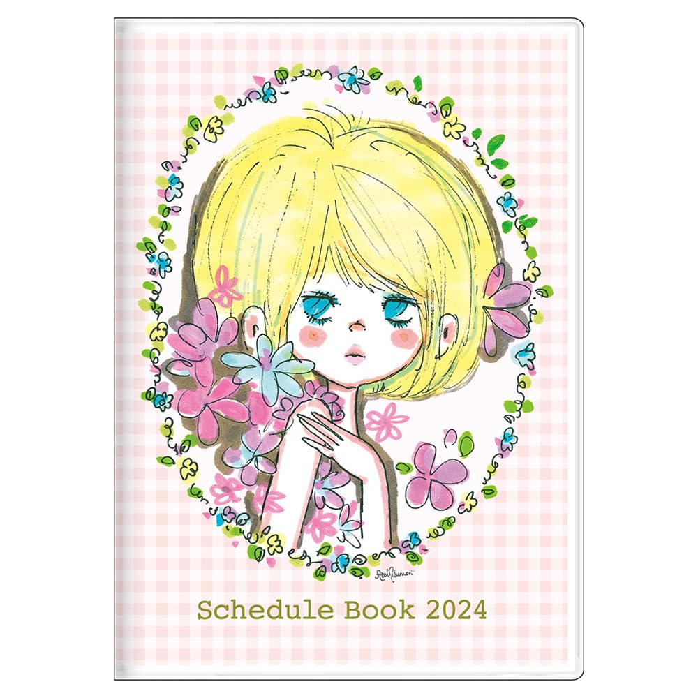 

Sunstar Stationery Ado Mizumori 2024 Ежемесячный S2957086 Планировщик, B6, Розовый, розовый