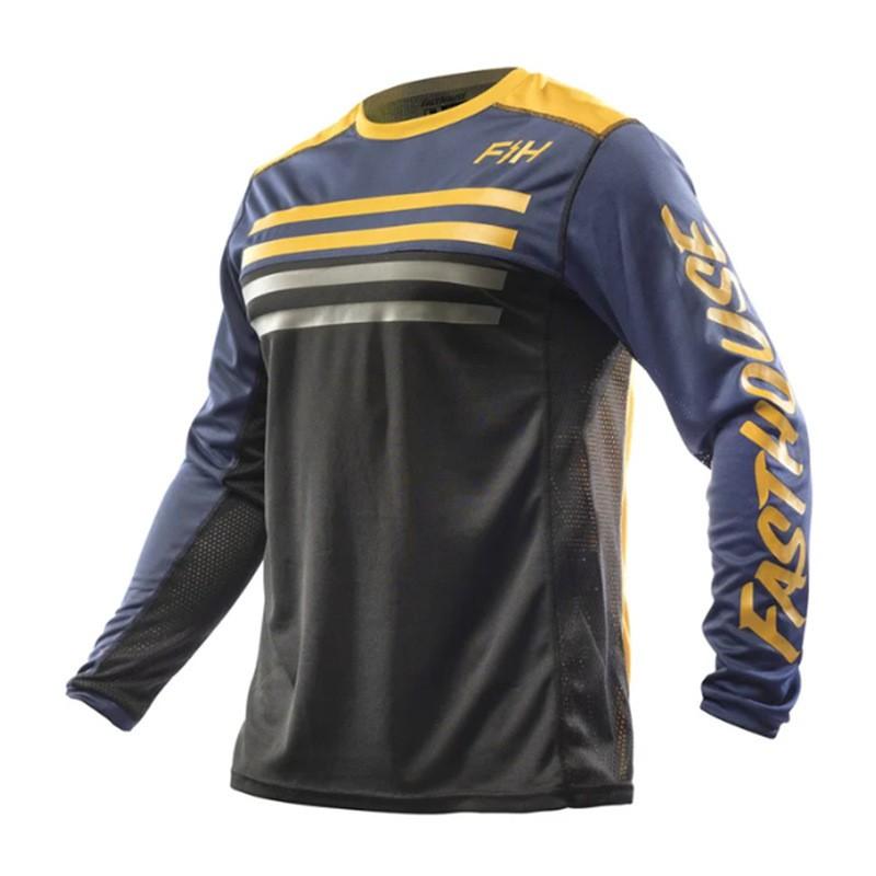 FASTHOUSE Schnelltrocknendes Langarm-Radtrikot Mountainbike Downhill-Rennen Outdoor-Trail-Fahren