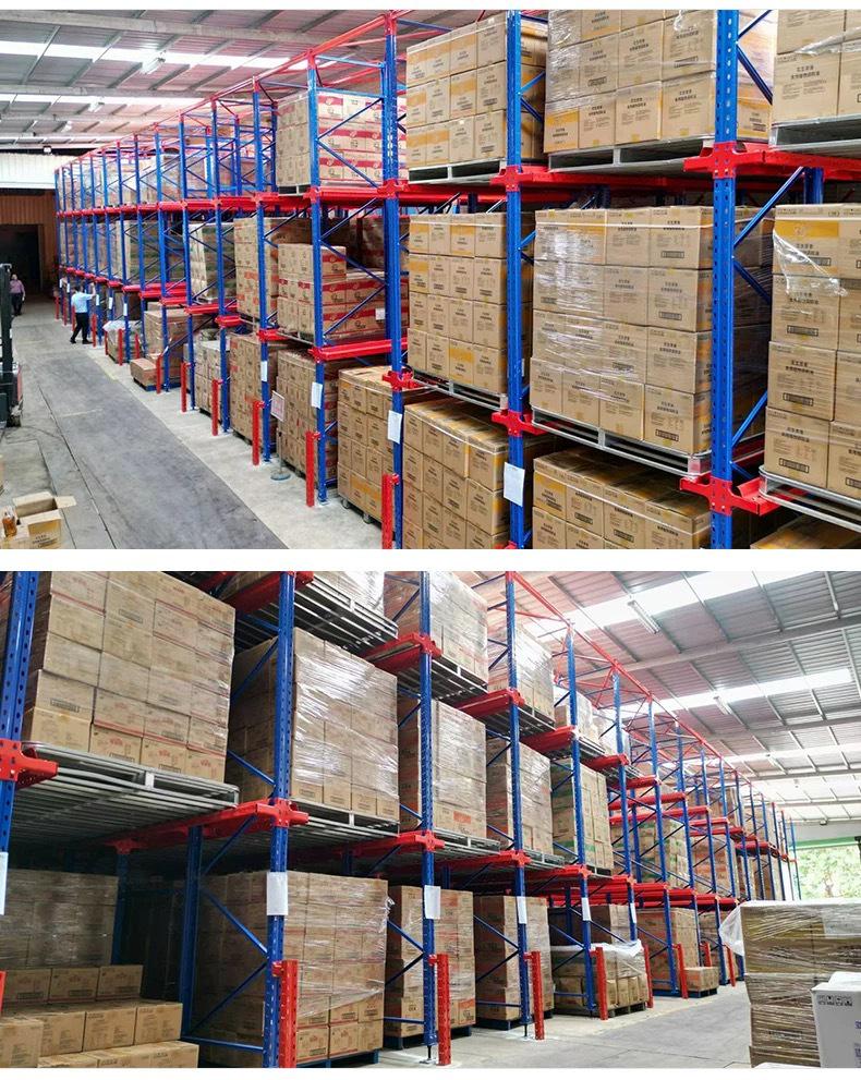Heavy-Duty Multi-Level Drive-In Pallet Racking System with Shuttle Carrier