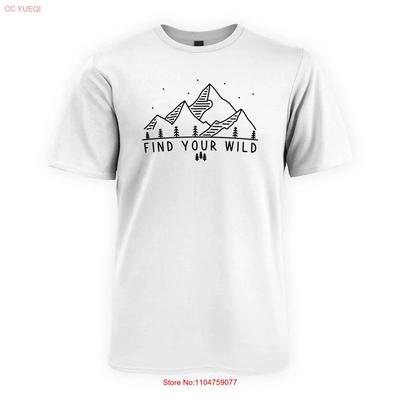 Finde dein wildes Abenteuer Entdecke Herren Baumwolle T-Shirt vintage Gewaschen Vielseitig Stilvoll Grafik Leicht modisch Bequem