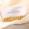 6Pairs/set Simple Gold Earrings Set for Women Retro Hoop Earrings Jewelry Accessories