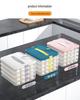 Multi-Layer Food-Grade Dumpling Storage Box for Freezer and Refrigerator