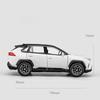 1/22 Toyota RAV4 SUV Alloy Cast Toy Car Model Sound and Light Pull Back Children's Toy Collectibles Birthday Gift