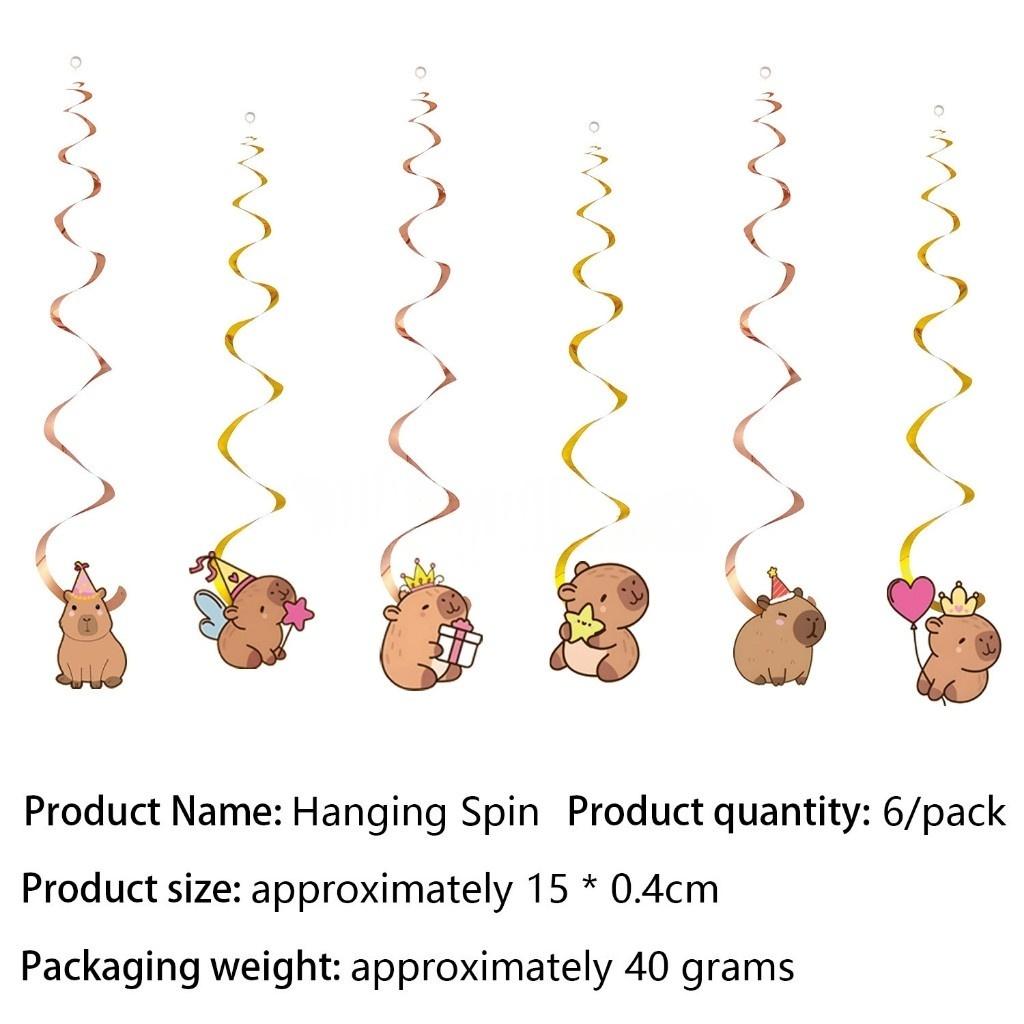 

Capybara Cake Topper Cute Animal Cupcake Decorations For Kids Happy Birthday Capybara Theme Baby Shower Party Supplies
