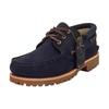 Timberland Sapatos casuais masculinos versáteis, modernos, confortáveis, antiderrapantes, duráveis e leves, azul-escuro A683W