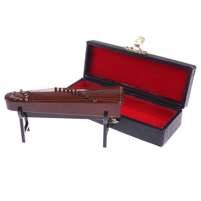 1/12 Puppen Musikinstrument Holz Zither Koto Modell Kinder Rollenspiel spielen 1/12 Puppen Musikinstrument Holz Zither Koto Modell Kinder Rollenspiel spielen