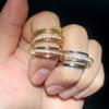 Stackable Zircon Rings Set High Quality Versatile Creative Womens Finger