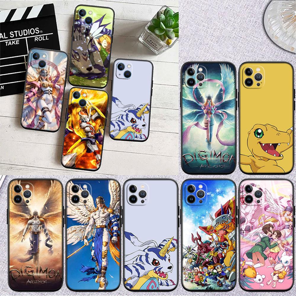 CJ30 D-Digimons Soft Shell Phone Case for Redmi Note 13 14 Pro+ Plus A3 A3X 13X 13C 13R 14S 14C 14R