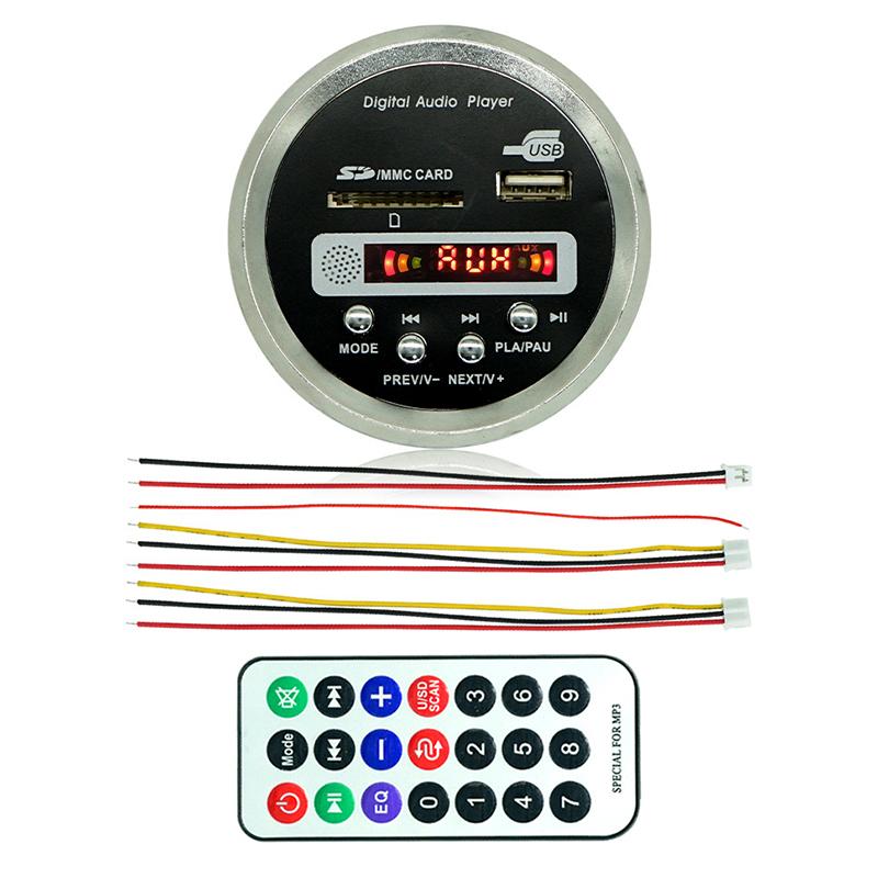 JQ-D122BT With Bluetooth Amplifier MP3 Decoder Board Bluetooth 5.0 Car MP3 Player USB FM Decoder Board