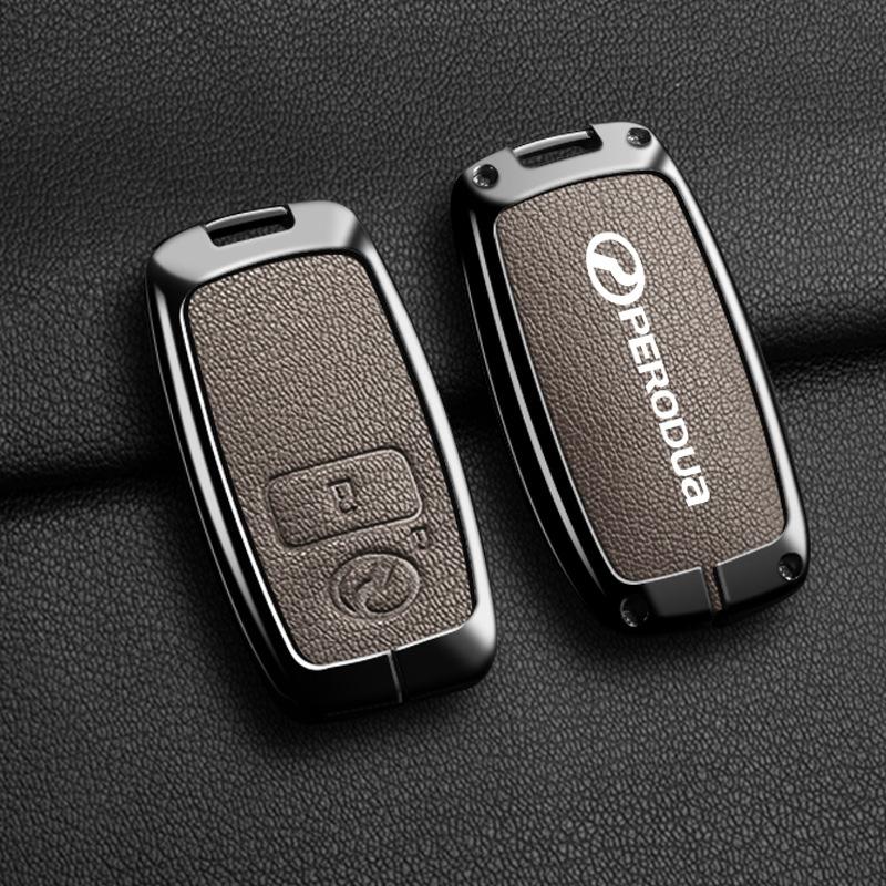 Suitable for Beilu big key case Car PERODUA Toyota remote control car Key case to protect men and women Metal case