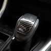 Abs Carbon Fiber Car Gear Shift Knob Head Cover Trim Sticker Black