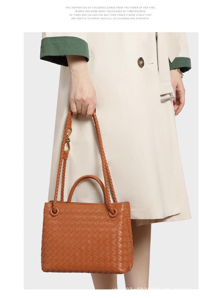 Borsa Tote a Fiocco Artigianale da Donna Transfrontaliera: Borsa Versatile, Borsa a Spalla e a Tracolla con Stile Piccola Fragranza