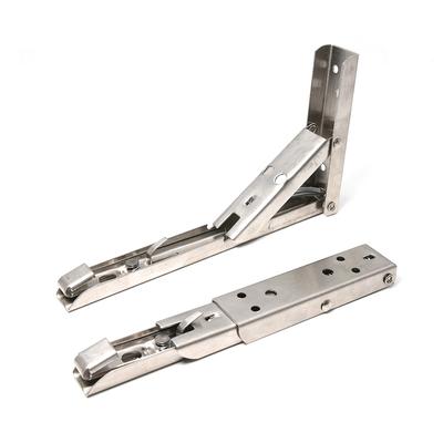 2pc Adjustable 14inch Folding Triangle Bracket Heavy Support Wall Partition Storage Bracket Hardware Table Rack Holder Furniture