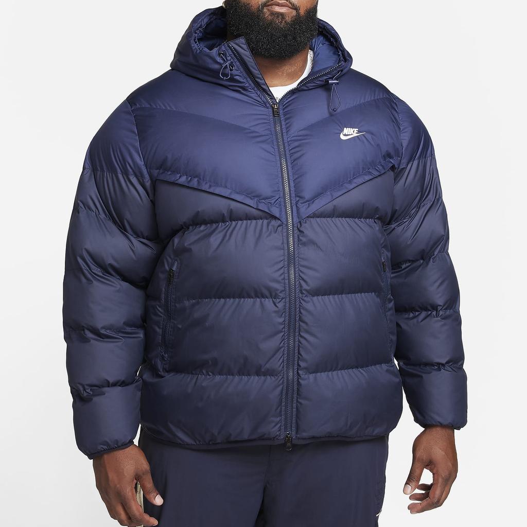 Nike Storm-Fit Windrunner Primaloft® Solid Logo Long Sleeve Hooded Jacket Men Jacket Navy-Blue FB8185-410