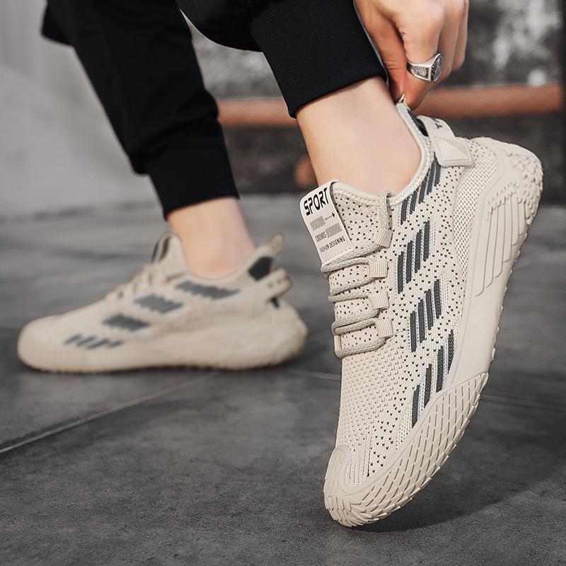 Shoes for Men Casual Shoes Casual Sneaker Sports and Leisure Male Sneakers Fabric Wear-resistant All-match Ventilate Fashion