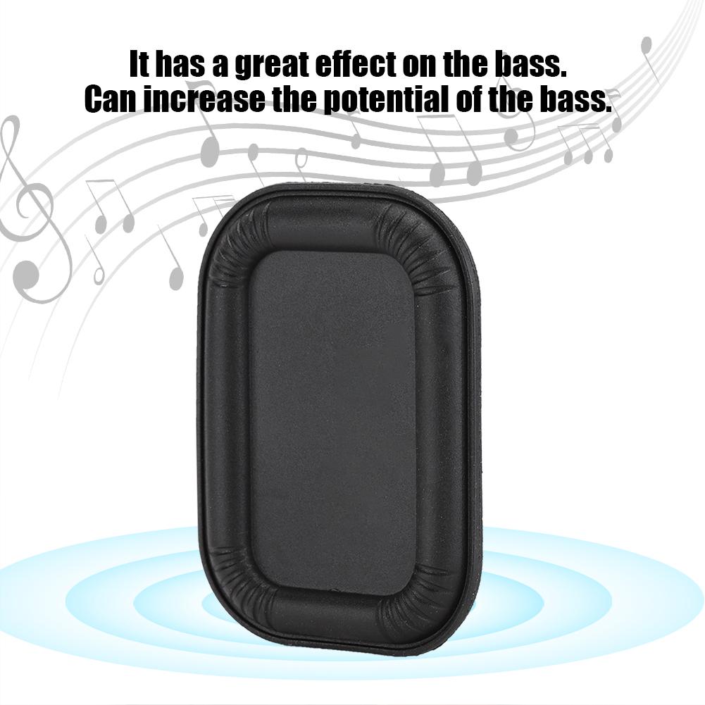 4PCS Bass Speaker Plate Passive Radiator Auxiliary Bass Rubber Vibration Plate OvalRectangle 65x45