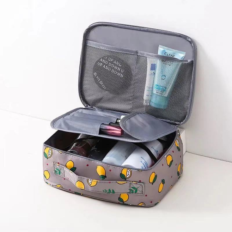 Outdoor Travel Cosmetic Bag Handbag Large-capacity Portable Makeup Bag Women's Compartment Korea Cosmetic Storage Bag Waterproof