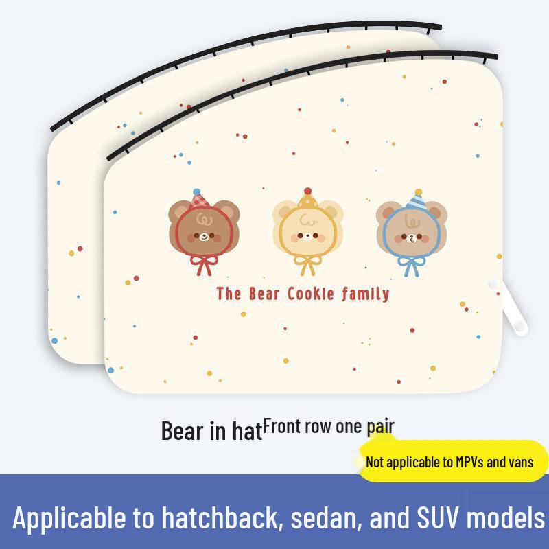 Car Window Sunshade: Sliding Rail Blackout Curtain for Baby Privacy and Sun Protection