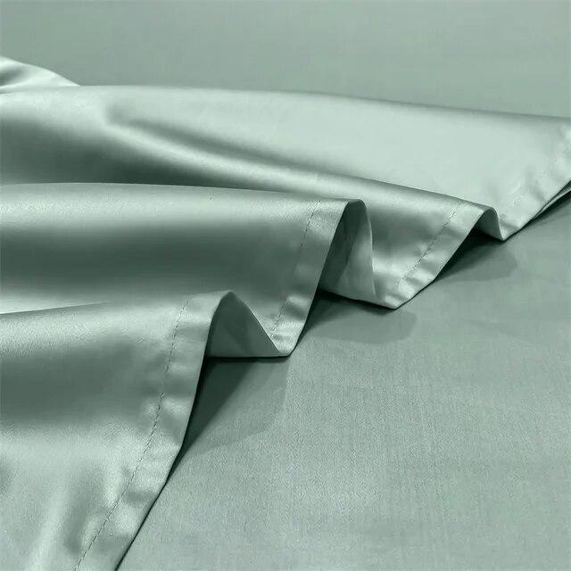 

Высококачественный комплект постельного белья из 100% египетского хлопка 400TC, комплект простыней, 4/6 шт., простыня на подкладке, плоская простыня с наволочкой, двойная королева Twin 4pcs