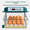 Automatic Smart Egg Incubator Full Digital Control for Chicken/Quail Eggs Compact Startup Incubator Poultry Breeding Equipment