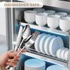 48 Piece Black Cutlery Set (including Steak Knife), Christmas Stainless Steel Cutlery Set (suitable for 4/8 People), Mirror Polished Cutlery Set with