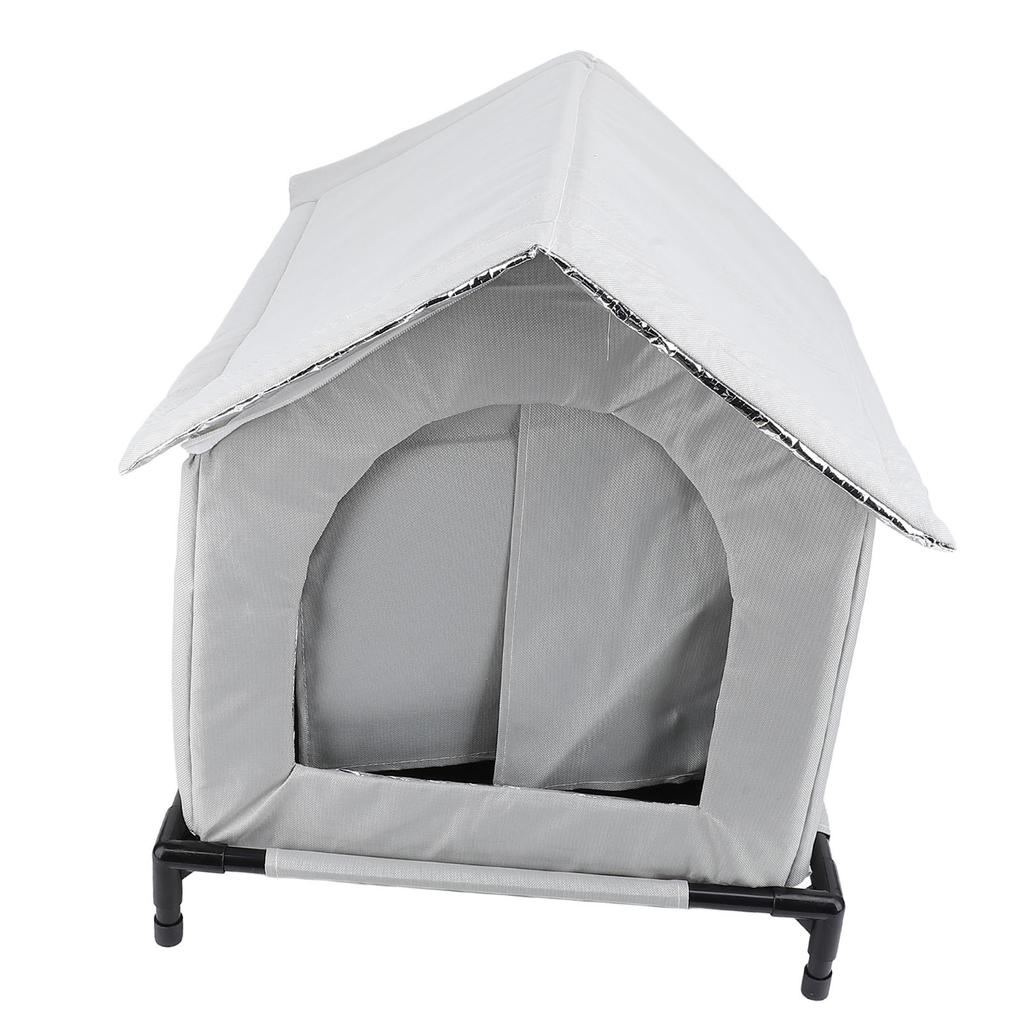 Outdoor Cat House Winter Warm Water Resistant Rainproof Large Space All Seasons Universal Enclosed Tent Insulated
