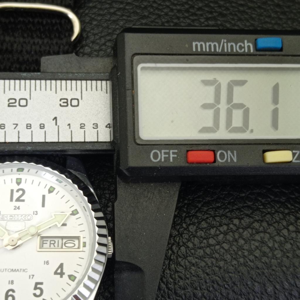 JAPAN VINTAGE REFURBISHED SEIKO 5 AUTOMATIC 6309A MENS WHITE WATCH a441589-1 Sk-a441589