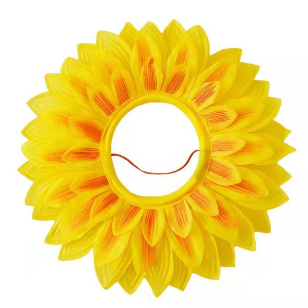 

Dress Up Party Sunflower Hat Yellow Sunflower Hat Headpiece Sunflower Headgear Kids Games 45cm жовтий