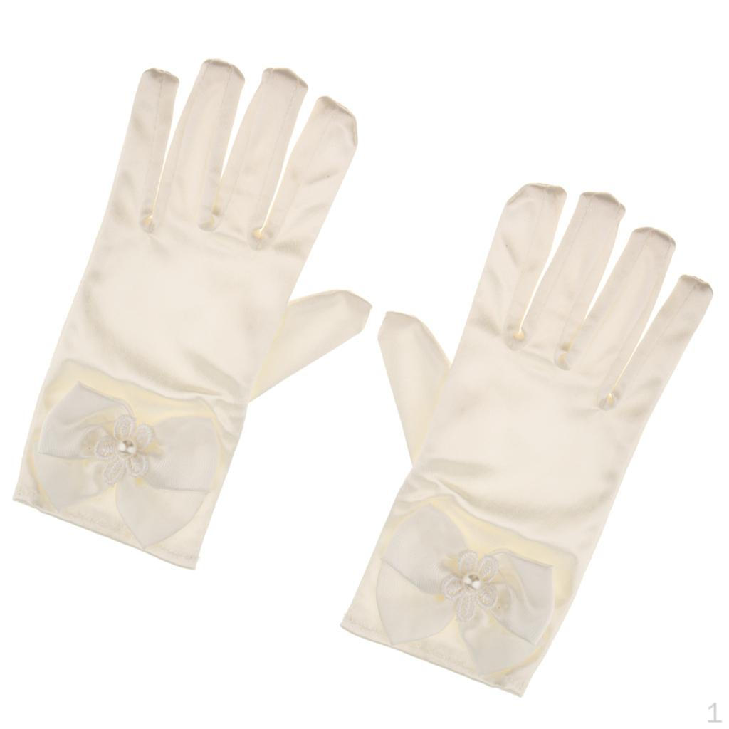 

Bridal Gloves Wedding Flower Wrist бежевый